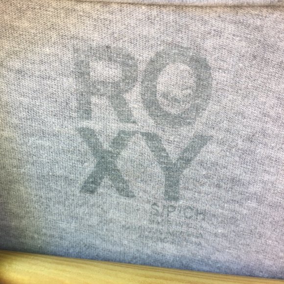 ROXY grey short sleeve tee - size S - Picture 4 of 4